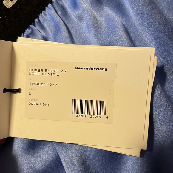 Alexander Wang Boxer Silk Shorts - Picture 3 of 4